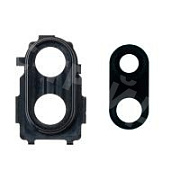 Стекло камеры для Xiaomi Redmi Note 7/7 Pro (M1901F7H/M1901F7G) в сборе с рамкой Черный