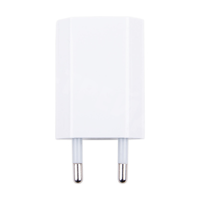 Сетевое зарядное устройство USB для iPhone "Призма" (5W) (тех.упак.) Белый - Китай