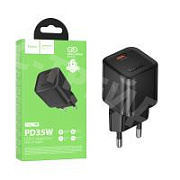 Сетевое зарядное устройство Type-C Hoco N66 (35W, PD) Черный