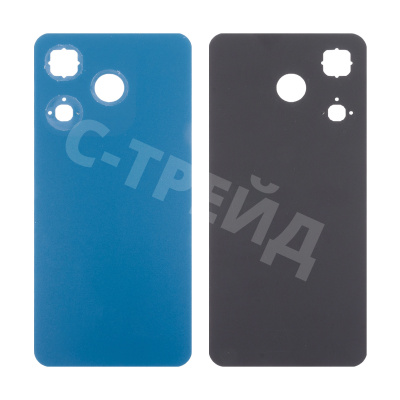 Задняя крышка для Tecno Spark 10 4G (KI5q) Синий