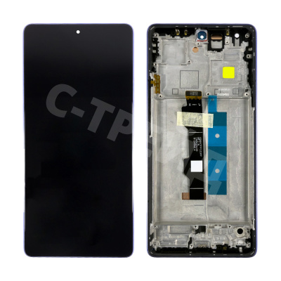 Дисплей для Xiaomi Redmi Note 13 Pro 4G (23117RA68G) модуль с рамкой Фиолетовый - OR (SP)