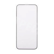 Защитное стекло "Матовое" для iPhone 15 Pro Max Черный (Закалённое, полное покрытие)