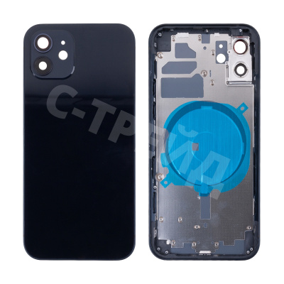 Корпус для iPhone 12 (1 Sim) Черный