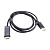 Кабель DisplayPort - HDMI (DP 1.2, HDMI 2.0, 1,8 м, однонаправленный) Черный