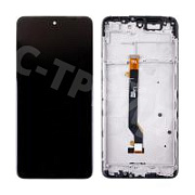Дисплей для Tecno Pova 2 (LE7n) модуль с рамкой Черный - OR