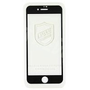 Защитное стекло "Тонкое" для iPhone 7/8/SE (2020)/SE (2022) Черный (Полное покрытие 0,25 мм)
