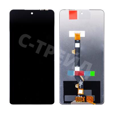Дисплей для Tecno Spark 20 Pro (KJ6) в сборе с тачскрином Черный - OR