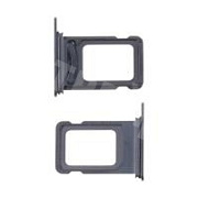 Держатель SIM для iPhone 15 Pro/15 Pro Max (2 Sim) (A3102/A3106) Черный