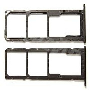 Держатель SIM для Huawei Honor 8A/8A Pro/8A Prime (JAT-LX1/JAT-L41) Черный