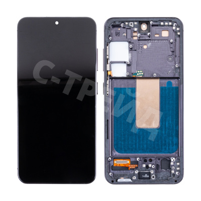 Дисплей для Samsung Galaxy S23 (S911B) модуль с рамкой Черный - (In-Cell)
