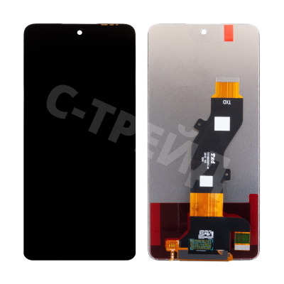 Дисплей для Tecno Spark 30 4G (KL6) в сборе с тачскрином Черный - Оптима