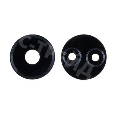 Стекло камеры для Tecno Camon 19 (CI6n) (комплект 2 шт.) Черный