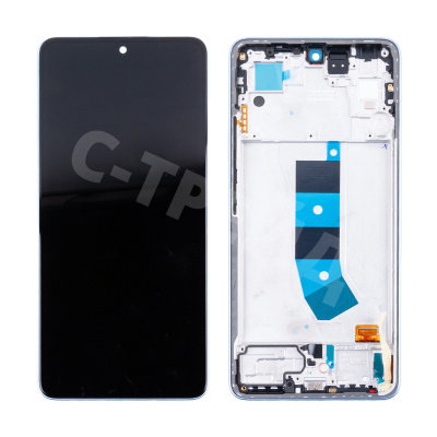 Дисплей для Xiaomi Redmi Note 13 4G (23129RAA4G/23124RA7EO/23129RA5FL) модуль с рамкой Синий - OR (SP)