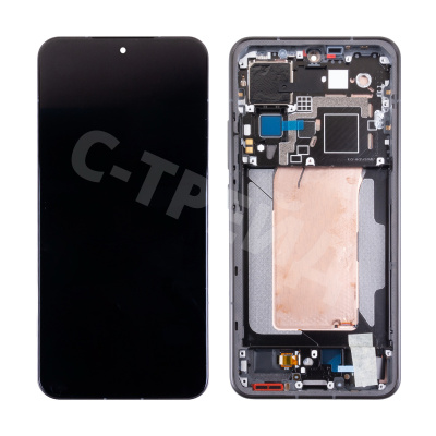 Дисплей для Xiaomi 15 (24129PN74G) модуль с рамкой Черный - OR (SP)