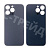 Задняя крышка для iPhone 14 Pro Max (A2895) Черный (стекло, монолит, широкий вырез под камеру, логотип) - Премиум