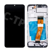 Дисплей для Samsung Galaxy A03 (A035F) модуль c рамкой Черный - OR Ref. (SP)