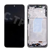 Дисплей для Samsung Galaxy A26 5G (A266B) модуль с рамкой Черный - (OLED) (Full Size)