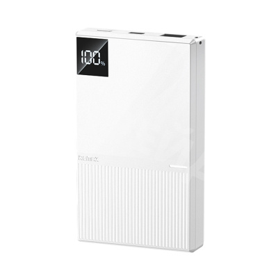 Внешний Аккумулятор (Power Bank) Remax FP-8 10000 mAh (22,5W, QC3.0, PD, USB-A, Type-C, LED дисплей) Белый