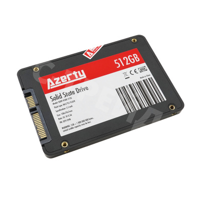 Внутренний SSD накопитель Azerty Bory R500 512GB (SATA III, 2.5", NAND 3D TLC)