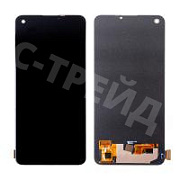 Дисплей для Realme 8 Pro (RMX3081) в сборе с тачскрином Черный - (OLED)