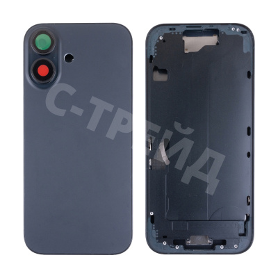 Корпус для iPhone 16 (A3287) (1 Sim) Черный - Премиум