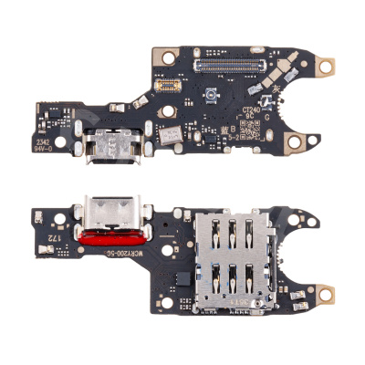 Шлейф для Huawei Honor 200 (ELI-AN00) плата на системный разъем/разъем SIM/микрофон