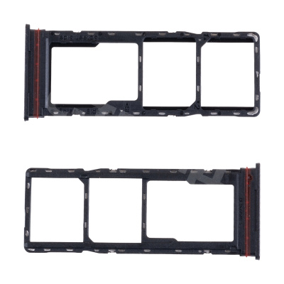 Держатель SIM для Infinix Smart 10 (X6725) Черный