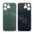 Задняя крышка для iPhone 13 Pro (A2640) Зеленый (стекло, узкий вырез под камеру, логотип) - Премиум