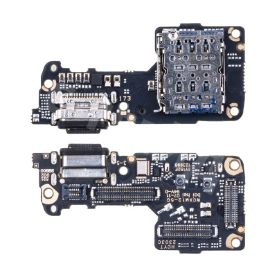 Шлейф для Xiaomi 12X (2112123AG) плата системный разъем/разъем SIM/микрофон