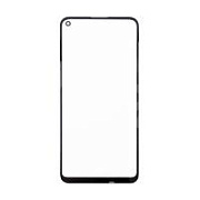 Стекло для переклейки Huawei P40 Lite E/Honor 9C сборе с OCA пленкой Черный - OR (Mitsubishi)