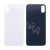 Задняя крышка для iPhone X (A1865/A1901) Белый (стекло, монолит, широкий вырез под камеру, логотип) - Премиум