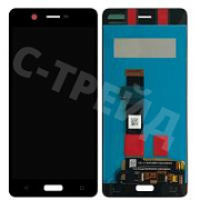 Дисплей для Nokia 5 (TA-1053) в сборе с тачскрином Черный - Оптима