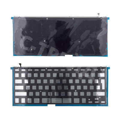 Подсветка клавиатуры для ноутбука MacBook Pro 13" A1502 (2013-2015, Г-образный Enter RU) Черный