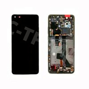 Дисплей для Huawei P40 Pro (ELS-NX9) модуль с рамкой Черный - OR