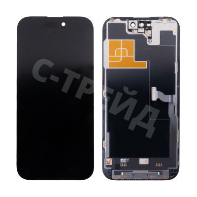 Дисплей для iPhone 14 Pro (A2891) в сборе с тачскрином Черный - (FOG)