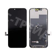 Дисплей для iPhone 13 (A2635) в сборе с тачскрином Черный - (Hard OLED) Стандарт