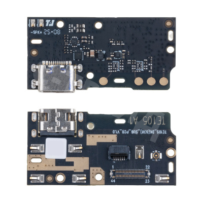 Шлейф для Blackview BV5200/BV5200 Pro плата на системный разъем/микрофон - Премиум