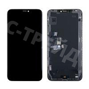 Дисплей для iPhone Xs Max (A1921/A2101) в сборе с тачскрином Черный - (Hard OLED, Full HD)