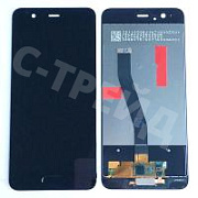 Дисплей для Huawei P10 (VTR-L29) в сборе с тачскрином Черный - Оптима