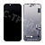 Дисплей для iPhone 14 (A2883) в сборе с тачскрином Черный - (Hard OLED) (площадка под IC)