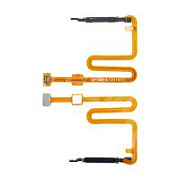 Шлейф для Samsung Galaxy A05s (A057F) сканер отпечатка пальцев Черный