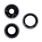 Стекло камеры для iPhone 15 Pro (комплект 3 шт.) Белый