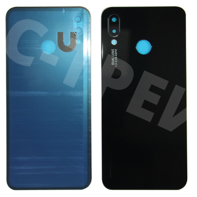 Задняя крышка для Huawei P20 Lite (ANE-LX1) Черный - Премиум