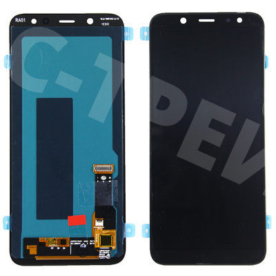 Дисплей для Samsung Galaxy A6 2018 (A600F) в сборе с тачскрином Черный - (OLED)