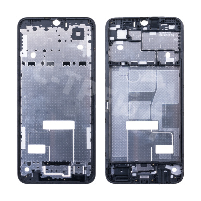 Рамка дисплея для Realme C30/Narzo 50i Prime (RMX3581/RMX3506) Черный (возможен дефект ЛКП)