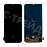 Дисплей для Xiaomi Mi 10 Lite (M2002J9G) в сборе с тачскрином Черный - (OLED)