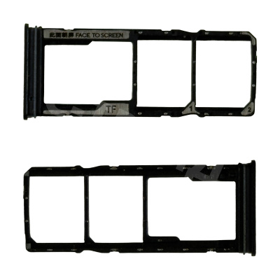 Держатель SIM для Xiaomi Redmi 15C 4G/Poco C85 4G (25078RA3EY/25078PC3EG) Черный