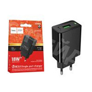 Сетевое зарядное устройство USB Hoco CS92A (18W, QС3.0) Черный