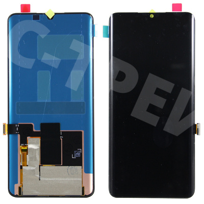 Дисплей для Xiaomi Mi Note 10/10 Pro/10 Lite (M1910F4G/M1910F4S/M2002F4LG) в сборе с тачскрином Черный - (OLED)