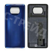 Задняя крышка для Xiaomi Poco X3 NFC/X3 Pro (M2007J20CG/M2102J20SG) Синий